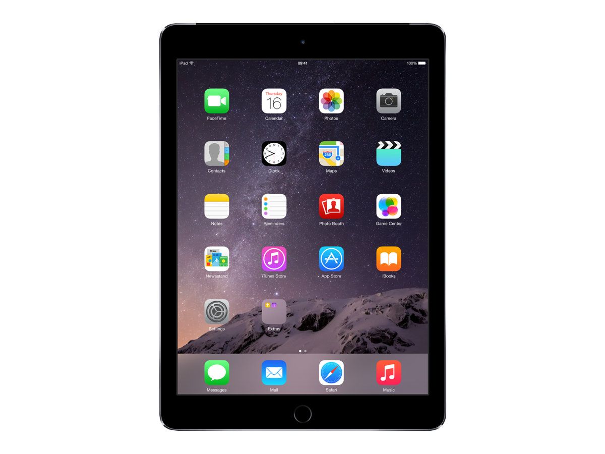 Tablette Apple iPad Air 2 Wi-Fi + Cellular 16 Go gris Retina 9.7