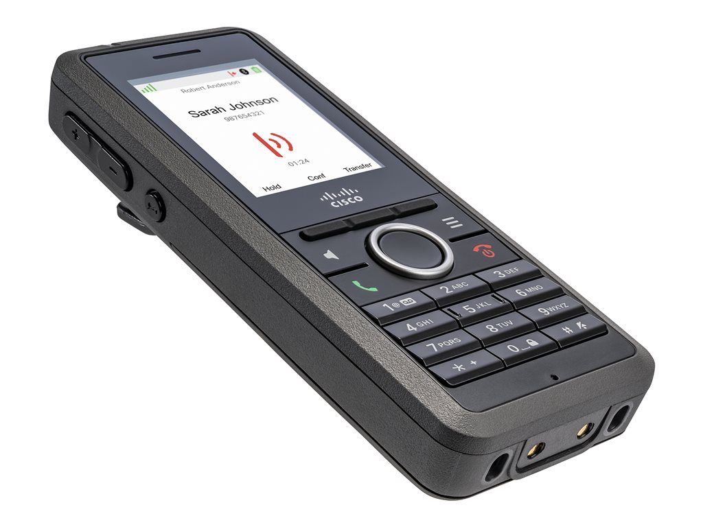 Cisco IP DECT Phone 6825 Extension du combiné sans fil avec Interface Bluetooth DECT SIP 2 lignes avec station de base cellulaire Cisco IPDECT 210