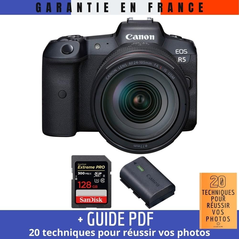 Canon EOS R5 + RF 24 105mm F4L IS USM + SanDisk Extreme PRO UHS II SDXC 300 MB/ + Canon LP E6NH + Guide PDF MCZ DIRECT '20 TECHNIQUES POUR RÉUSSIR VOS PHOTOS - vue 2
