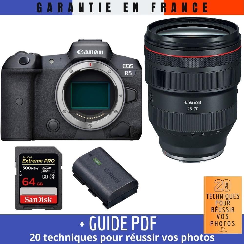 Canon EOS R5 + RF 28 70mm F2L USM + SanDisk Extreme PRO UHS II SDXC 300 MB/ + Canon LP E6NH + Guide PDF MCZ DIRECT '20 TECHNIQUES POUR RÉUSSIR VOS PHOTOS - vue 2