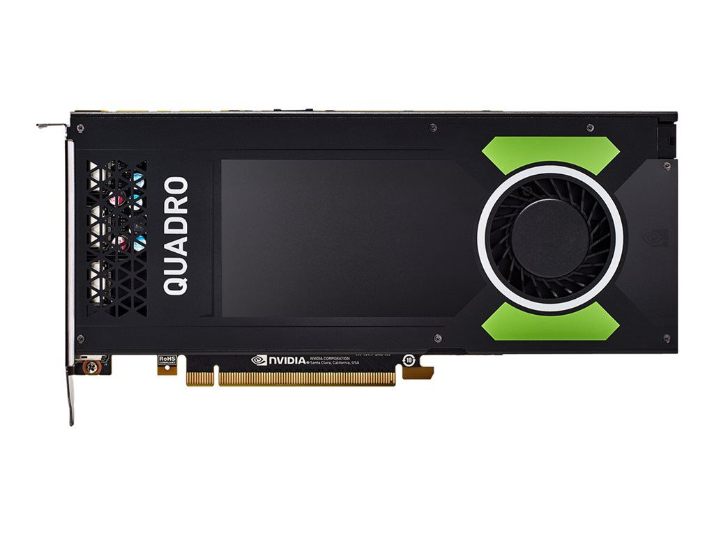 NVIDIA Quadro P4000 Carte graphique Quadro P4000 8 Go GDDR5 PCIe 3.0 x16 4 x DisplayPort Adaptateurs inclus