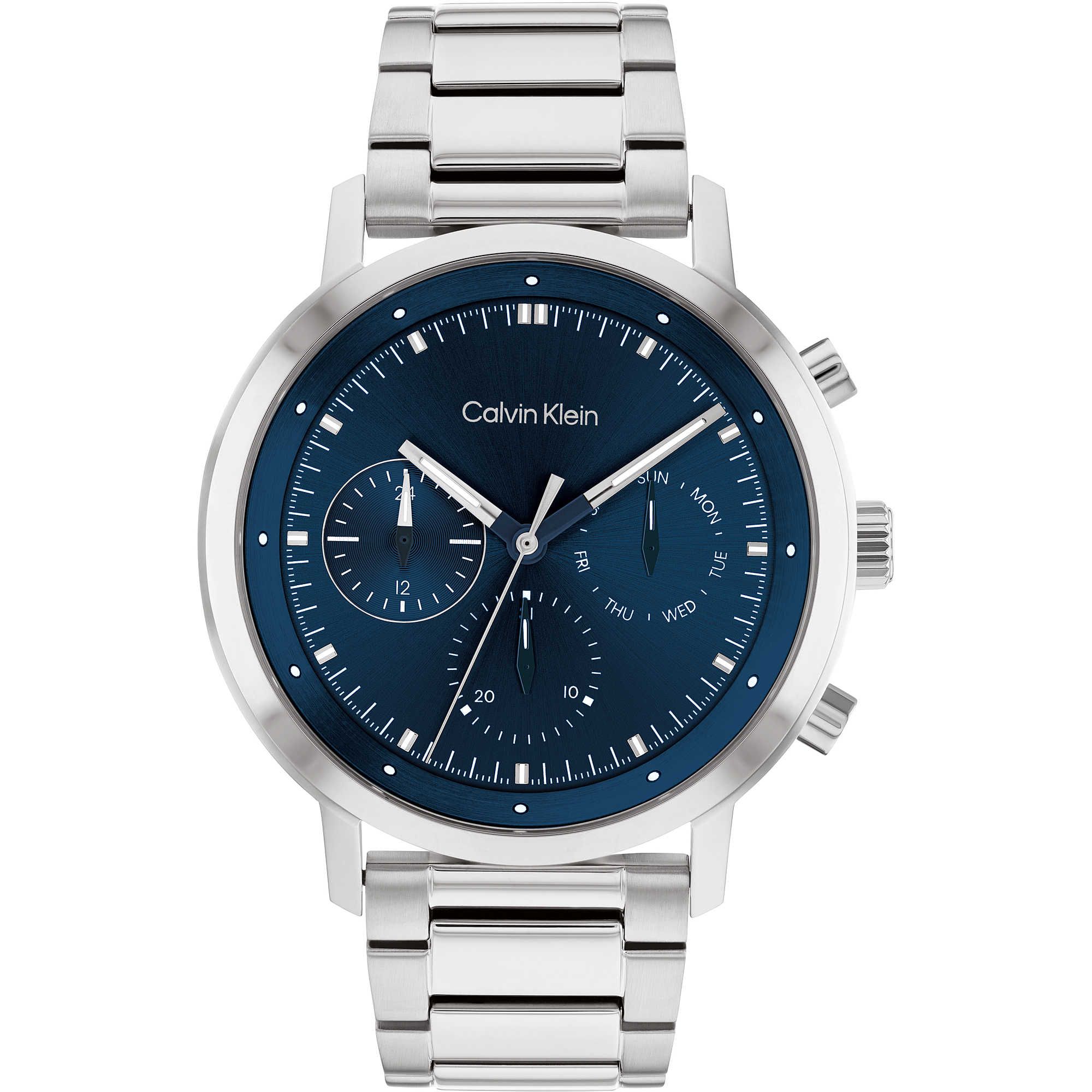 Montres Multifonction Montre Multifonction Homme Calvin Klein Architectural Trendy Cod. 25200063 Calvin Klein 25200063