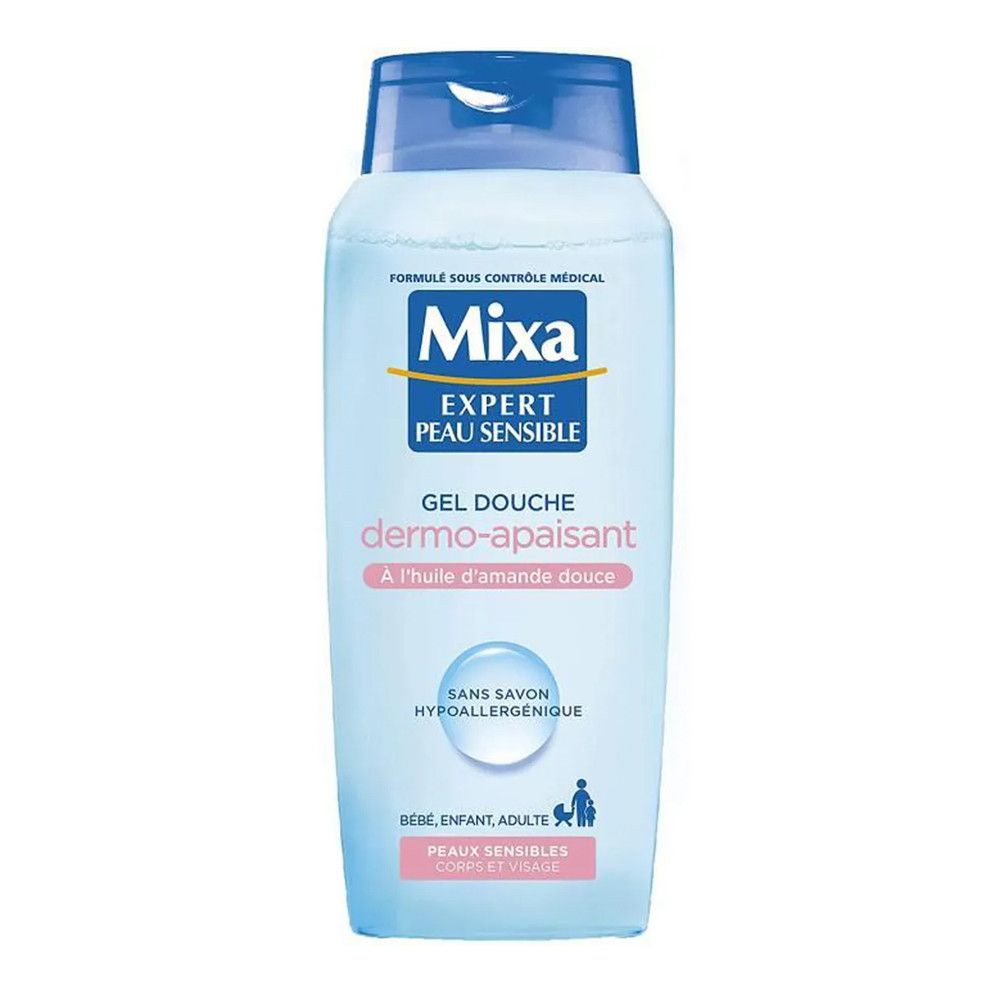Gel Douche Dermo Apaisant Huile D'amande Mixa Le Flacon De 400ml