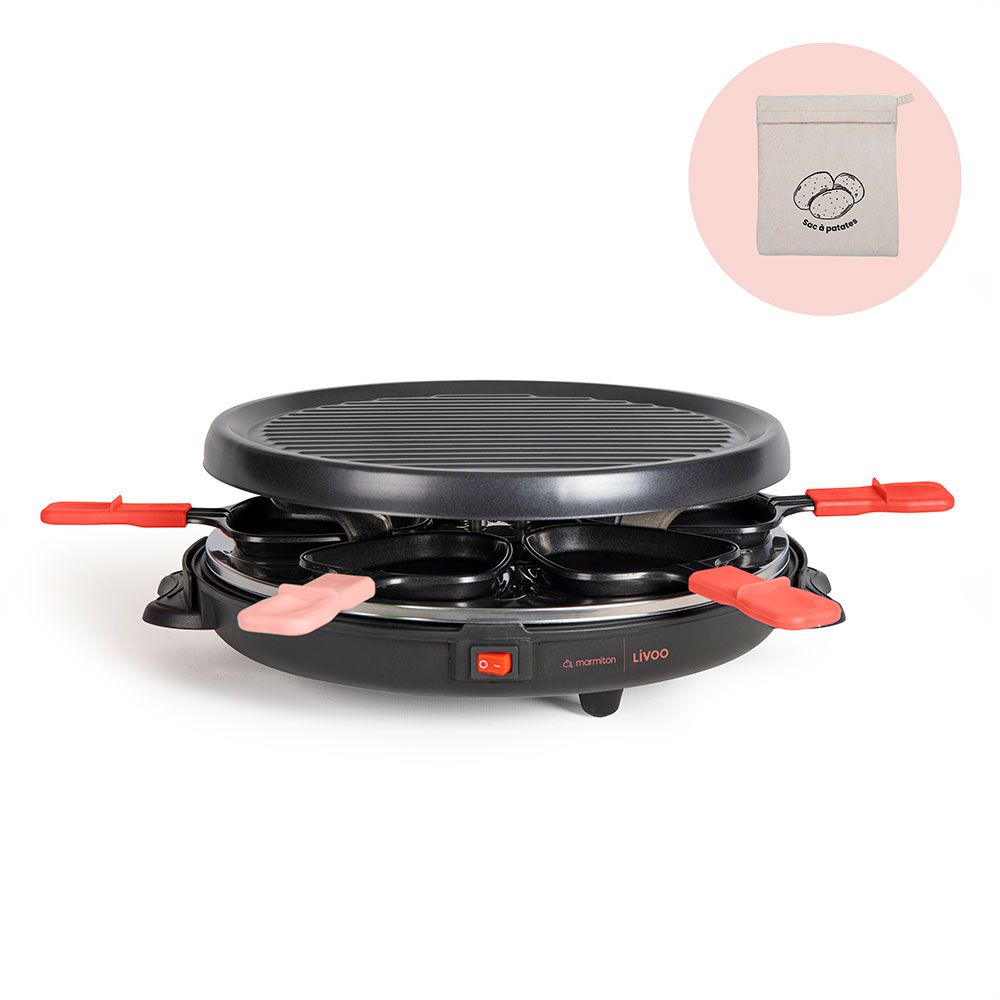 Set à raclette 6 personnes Livoo x Marmiton