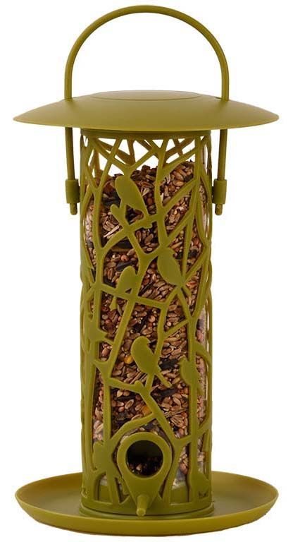 Comparer les prix de Best For Birds - Mangeoire silo pour oiseaux Chiffchaff Pour graines + plateau + perchoir