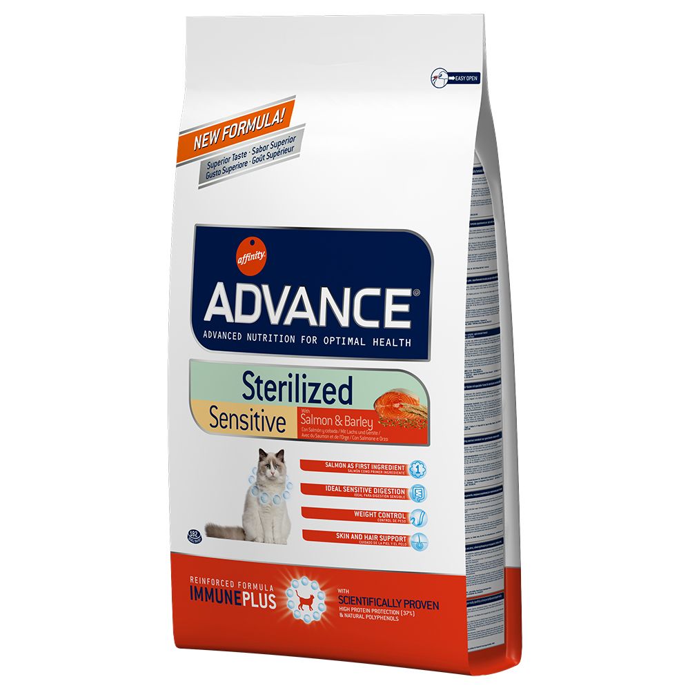 Advance Sterilized Sensitive, Saumon Pour Chat - Croquettes Pour Chat 10kg