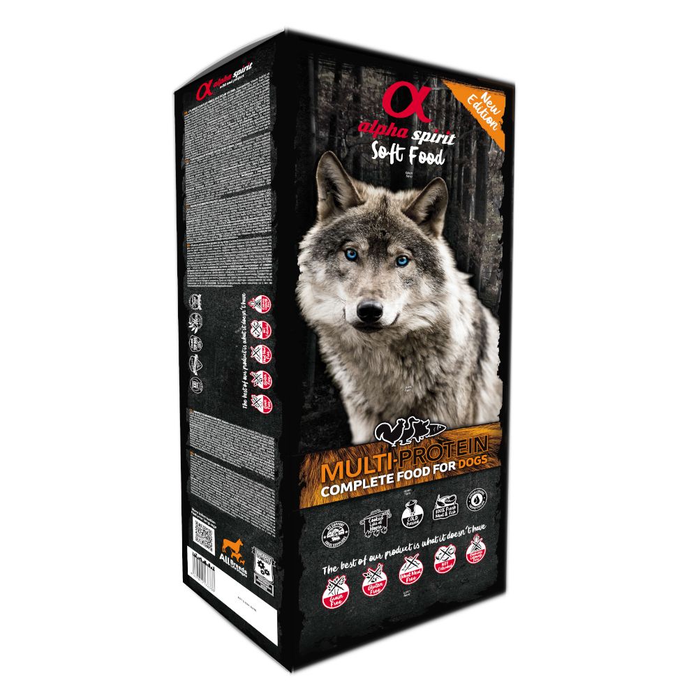 9kg Alpha Spirit Multiprotein - Croquettes Pour Chien