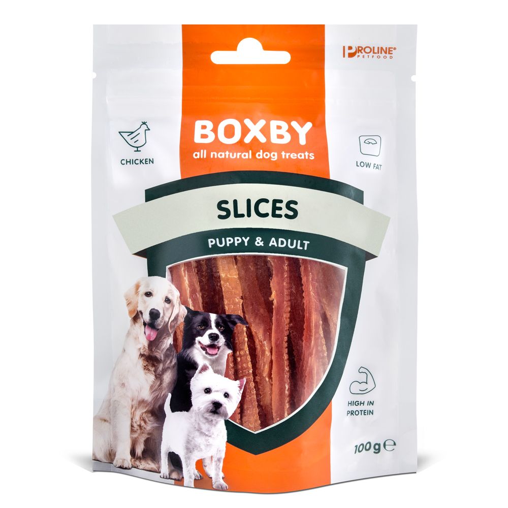 100g Friandises Boxby Slices - Friandises Pour Chien