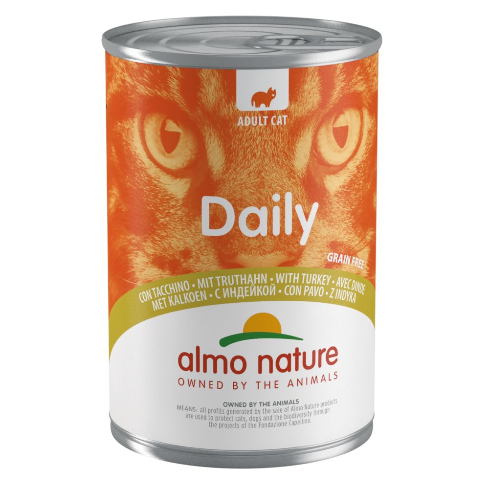 24x400g Dinde Almo Nature Daily Menu - Nourriture Pour Chat