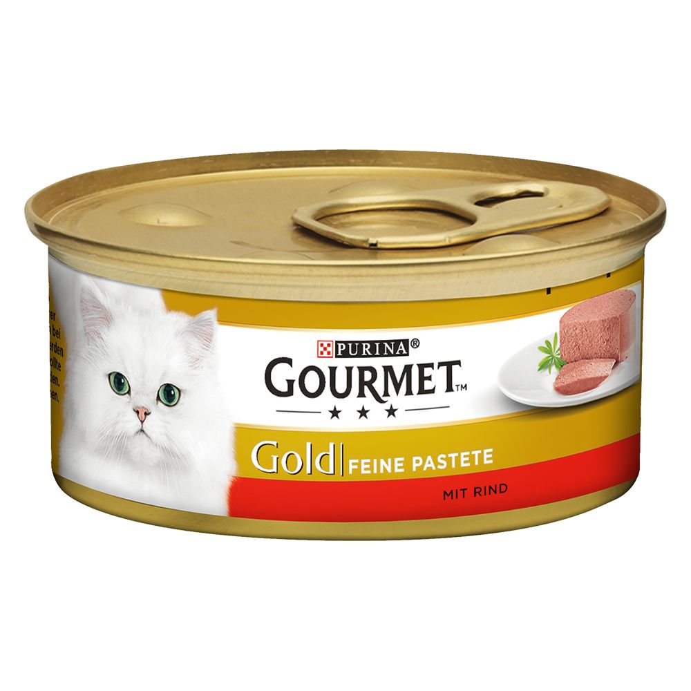 12x85g Les Mousselines B¿Uf Gourmet - Nourriture Pour Chat