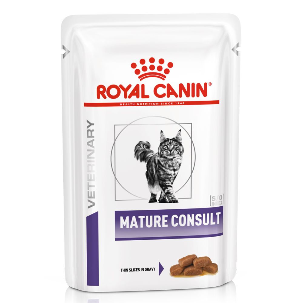 Veterinary Mature Consult Royal Canin Veterinary Diet - Pâtée Pour Chat 12x85g