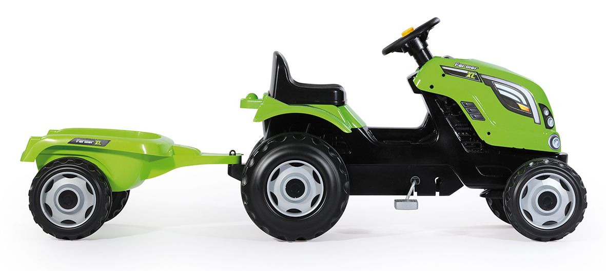 SMOBY Tracteur Farmer + Remorque