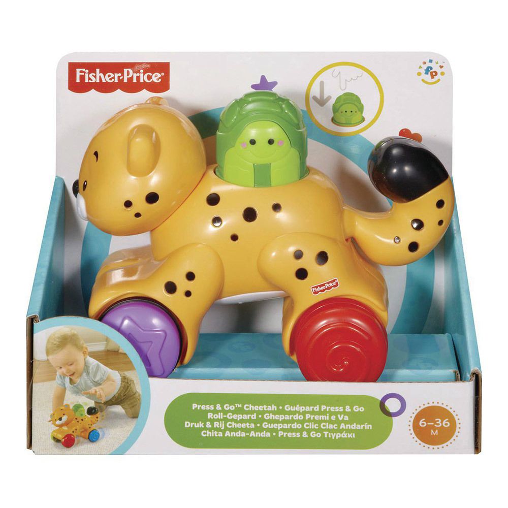 Fisher Price Léopard Press & Go