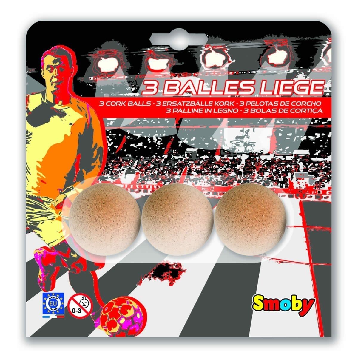 BABYFOOT BALLES LIEGE 35MM X 3 EN BLISTER