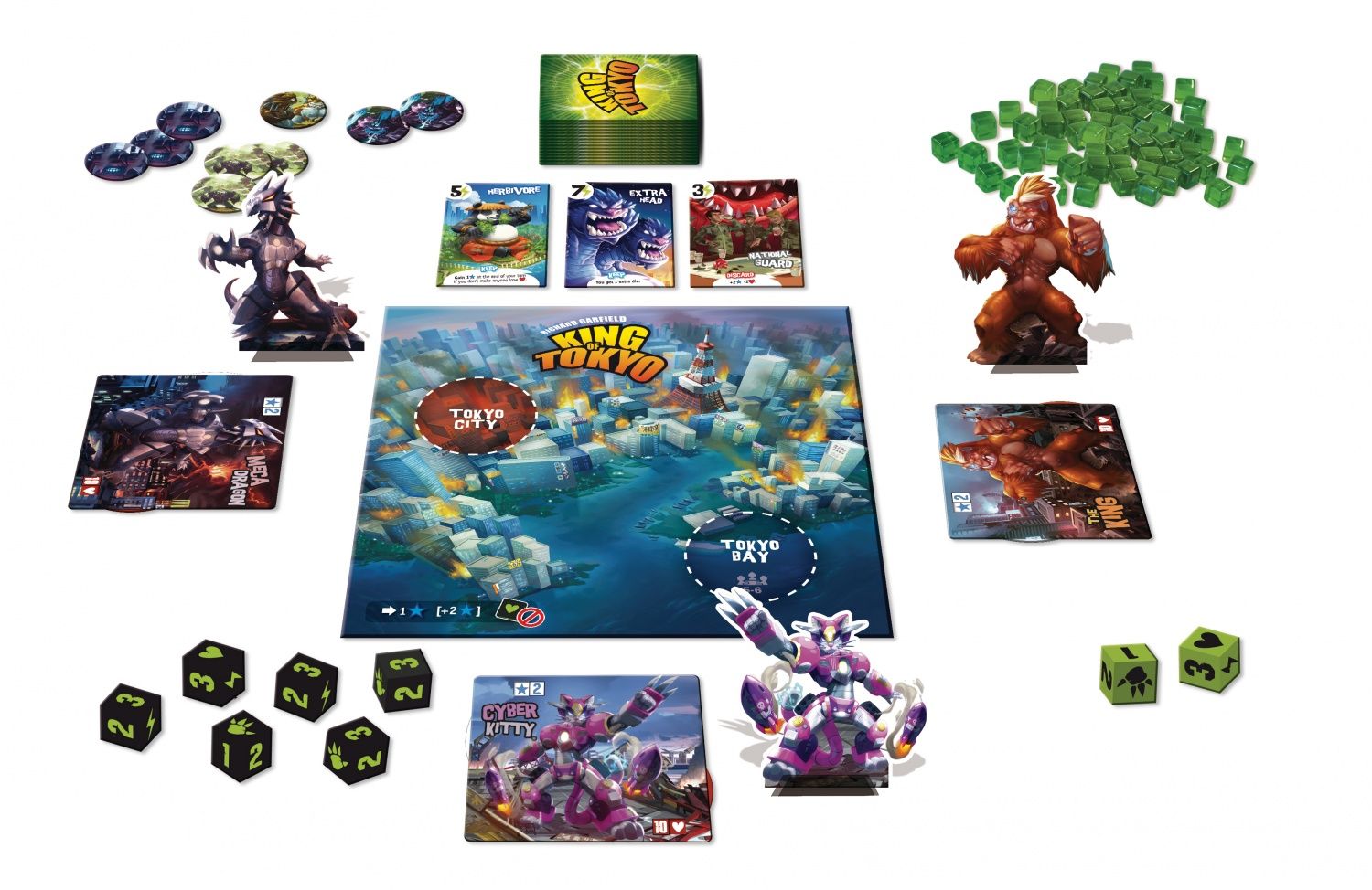 Jeu de stratégie Iello King of Tokyo Nouvelle édition - vue 2