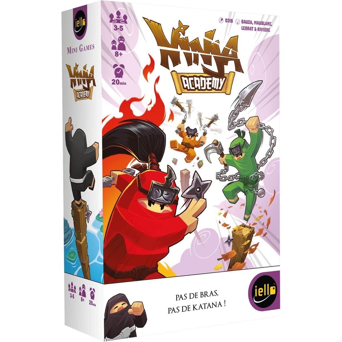 Jeu d'ambiance Iello Ninja Academy - vue 2