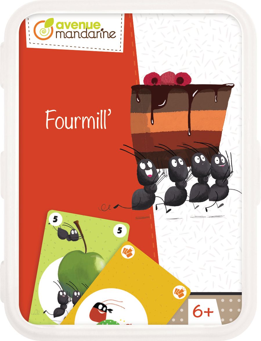 Avenue Mandarine Jeu De Cartes Fourmi'll