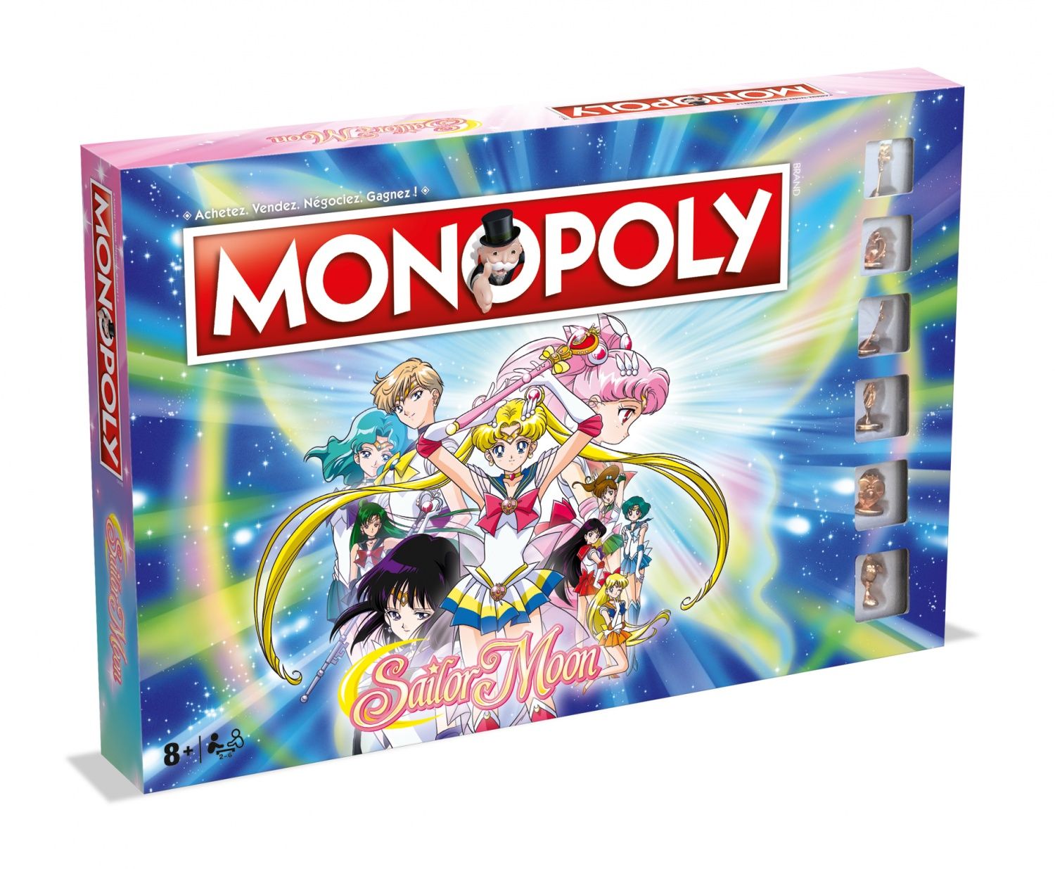 WINNING MOVES MONOPOLY SAILOR MOON Jeu de société Jeu de Plateau Version française 2 6 jouers