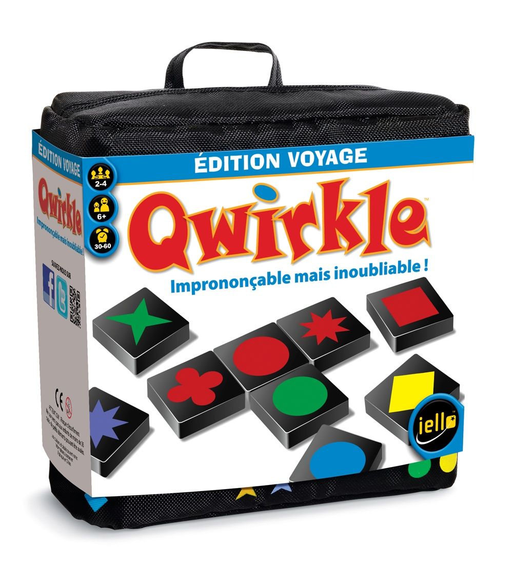 Qwirkle Voyage : Le Jeu de Tuiles Stratégique en Format Compact Neuf - vue 2