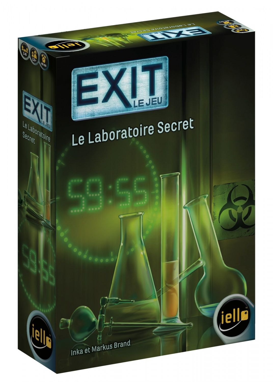 Jeu d'escape game Iello Exit Le laboratoire secret - vue 3