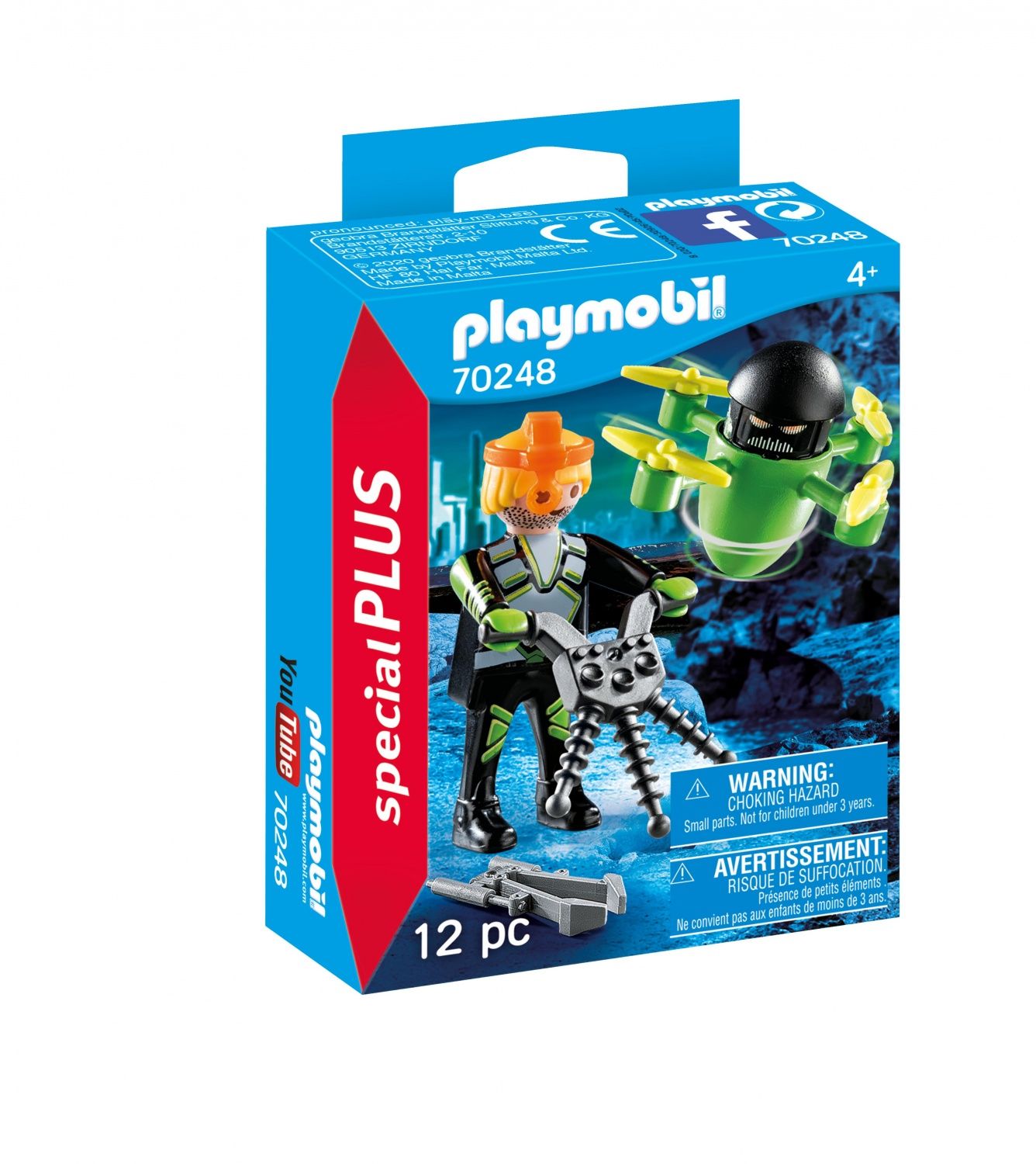 Agent Avec Drone 70248 Playmobil La Boîte - vue 2