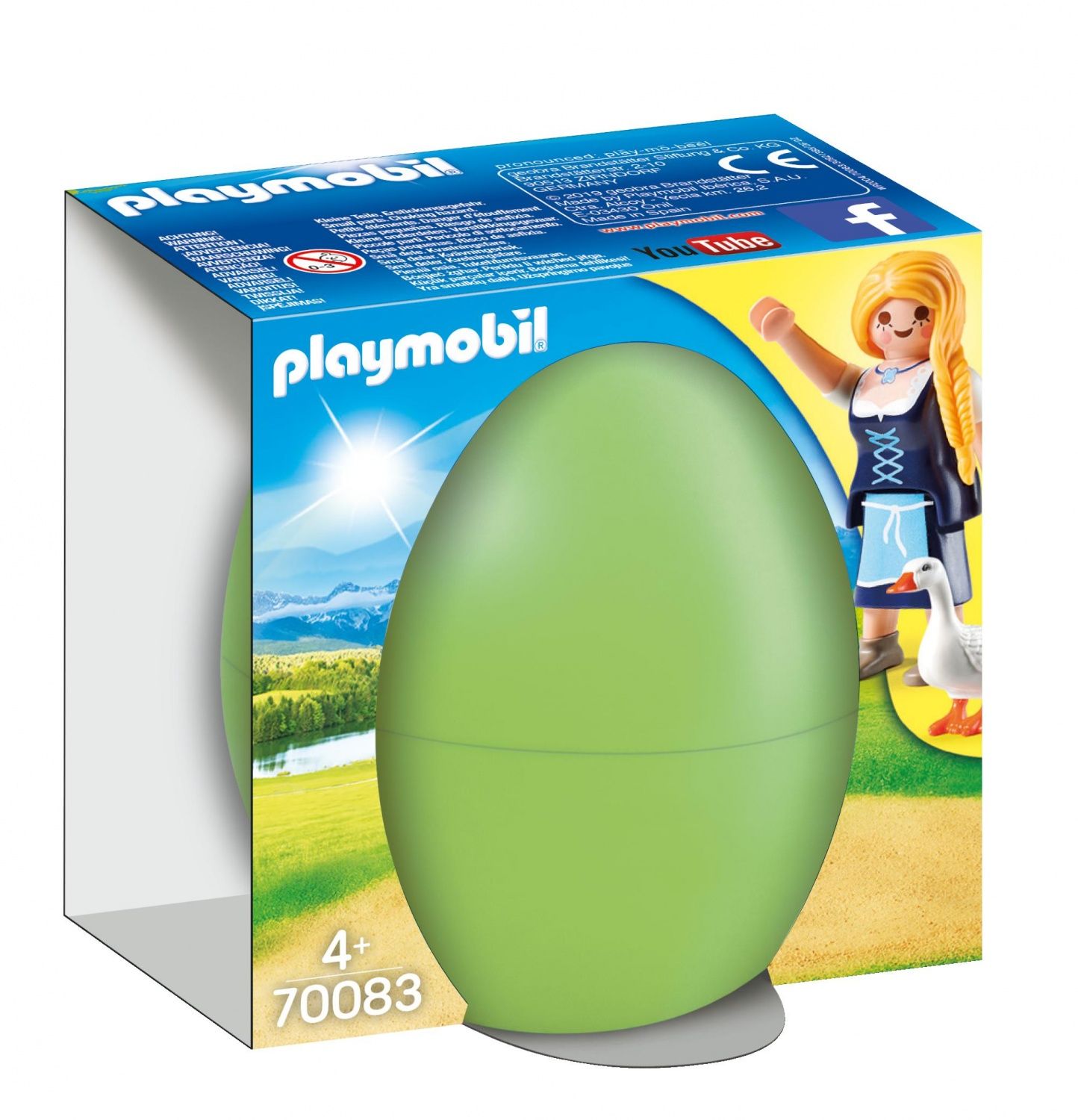 Jeune Fille Avec Oies Playmobil La Boite