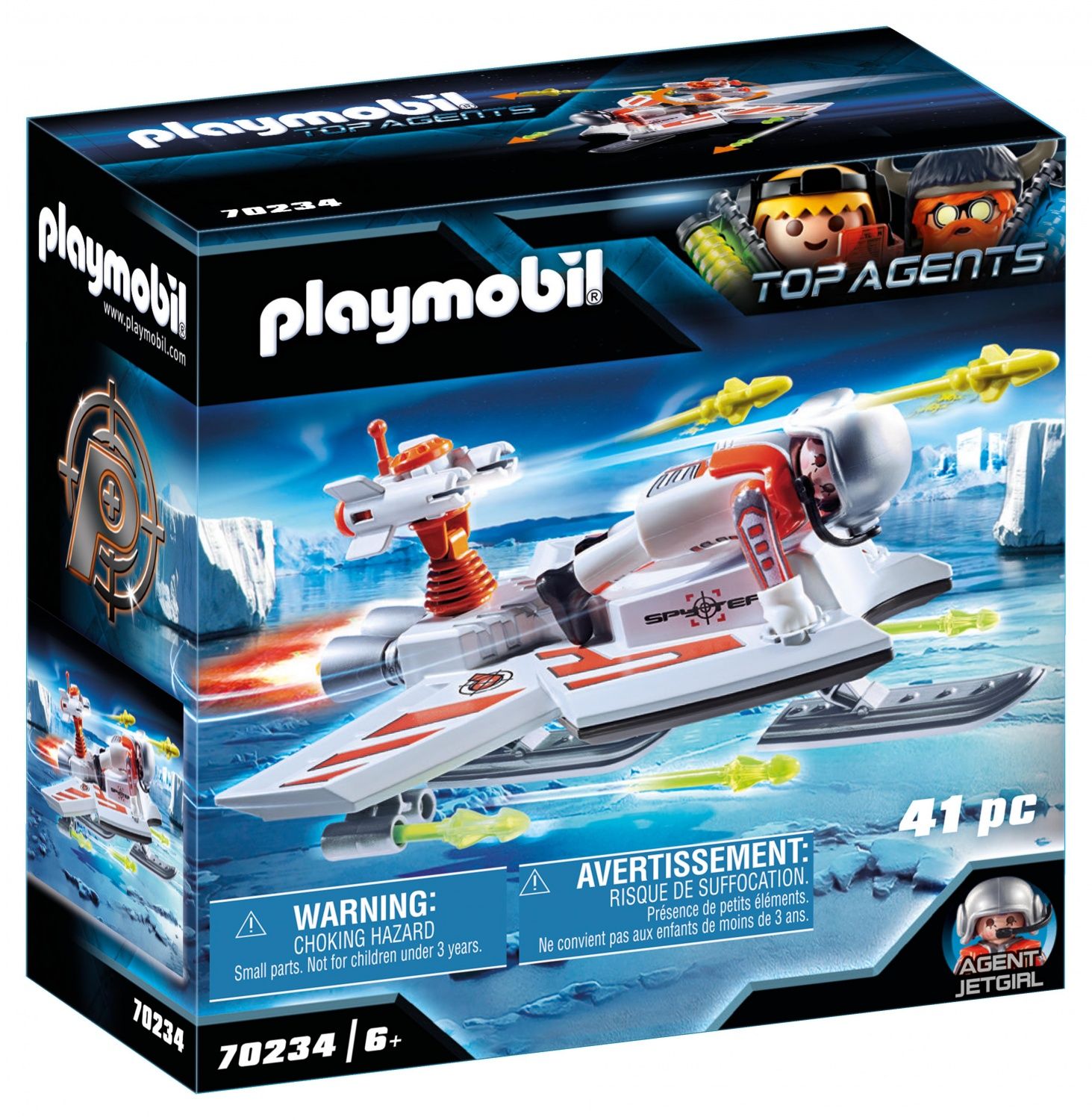 Playmobil 70234 Agent Volant De La Spy Team
