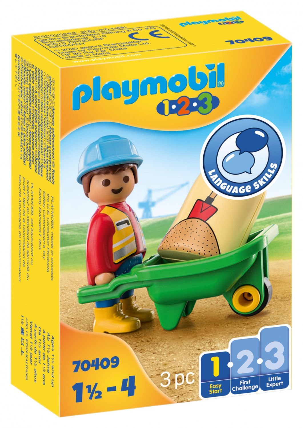 Playmobil 70409 Ouvrier Avec Brouette
