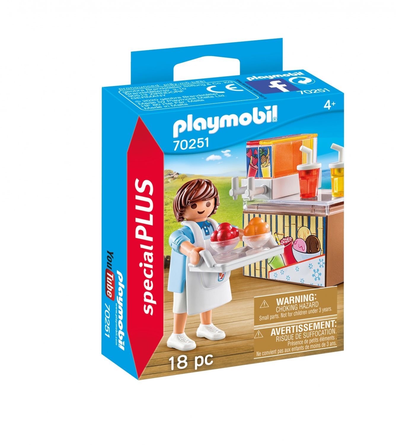 Playmobil 70251 - Vendeur De Sorbets