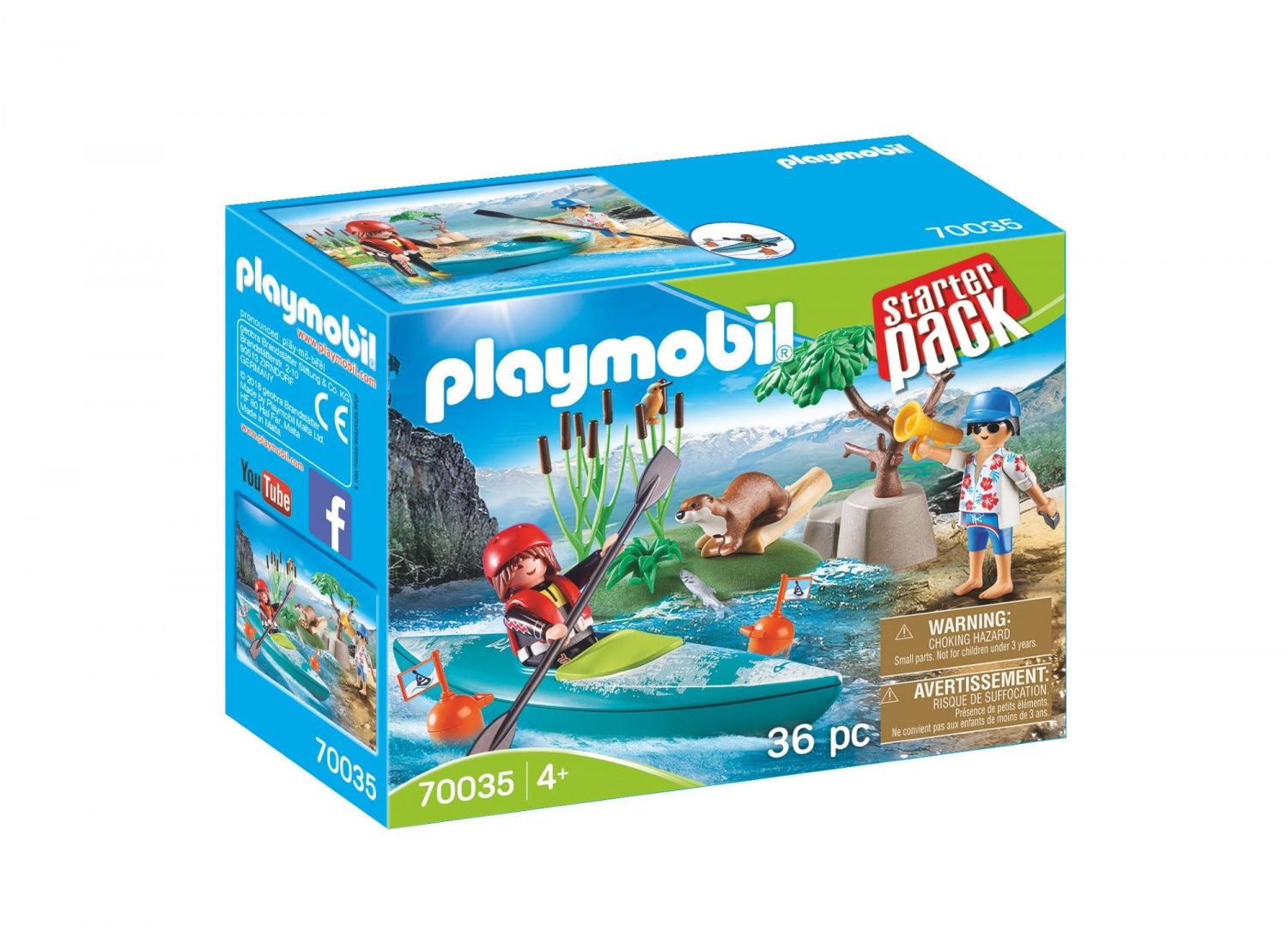 Playmobil 70035 - Starterpack Sportifs Et Kayak