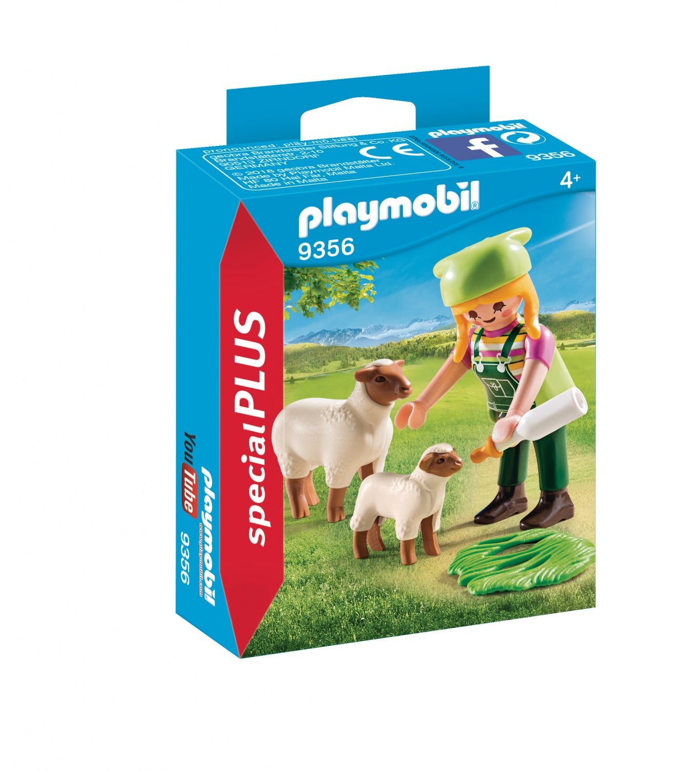 Playmobil 9356 Fermière Avec Moutons