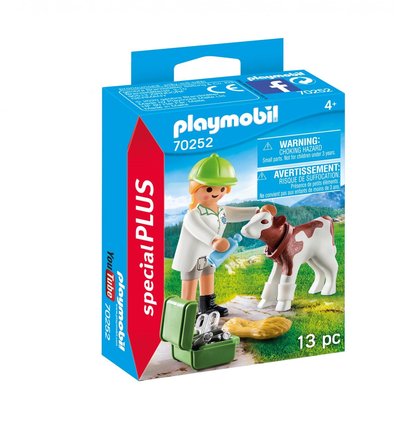 Vétérinaire Et Veau 70252 Playmobil La Boîte