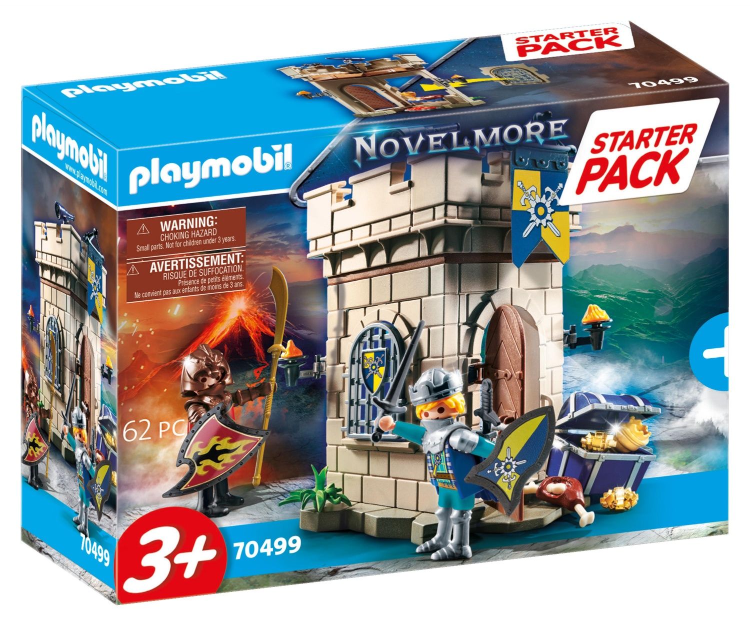 Starter Pack Chevaliers Novelmore 70503 Playmobil La Boîte