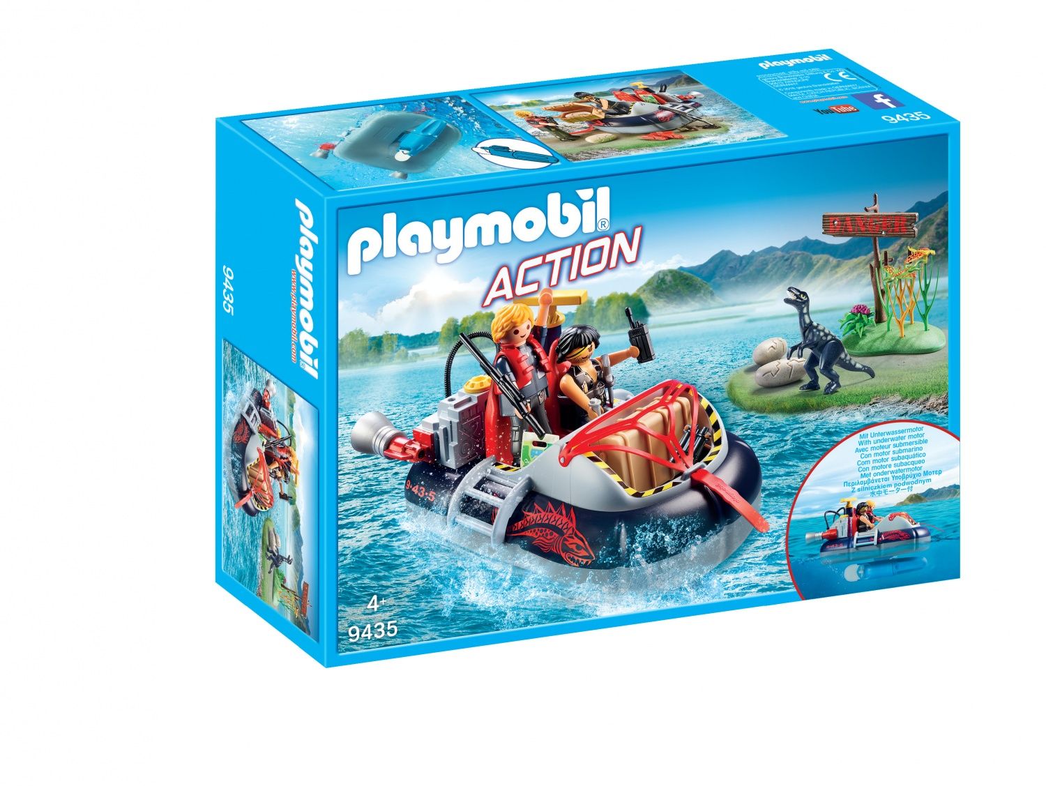 Playmobil 9435 Aéroglisseur Et Moteur Submersible