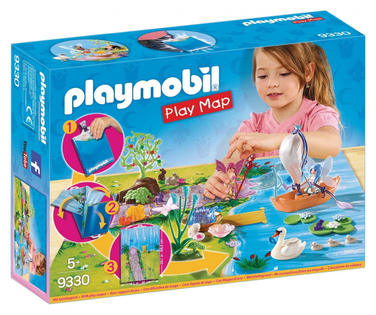 Playmobil 9330 Fées Avec Support De Jeu
