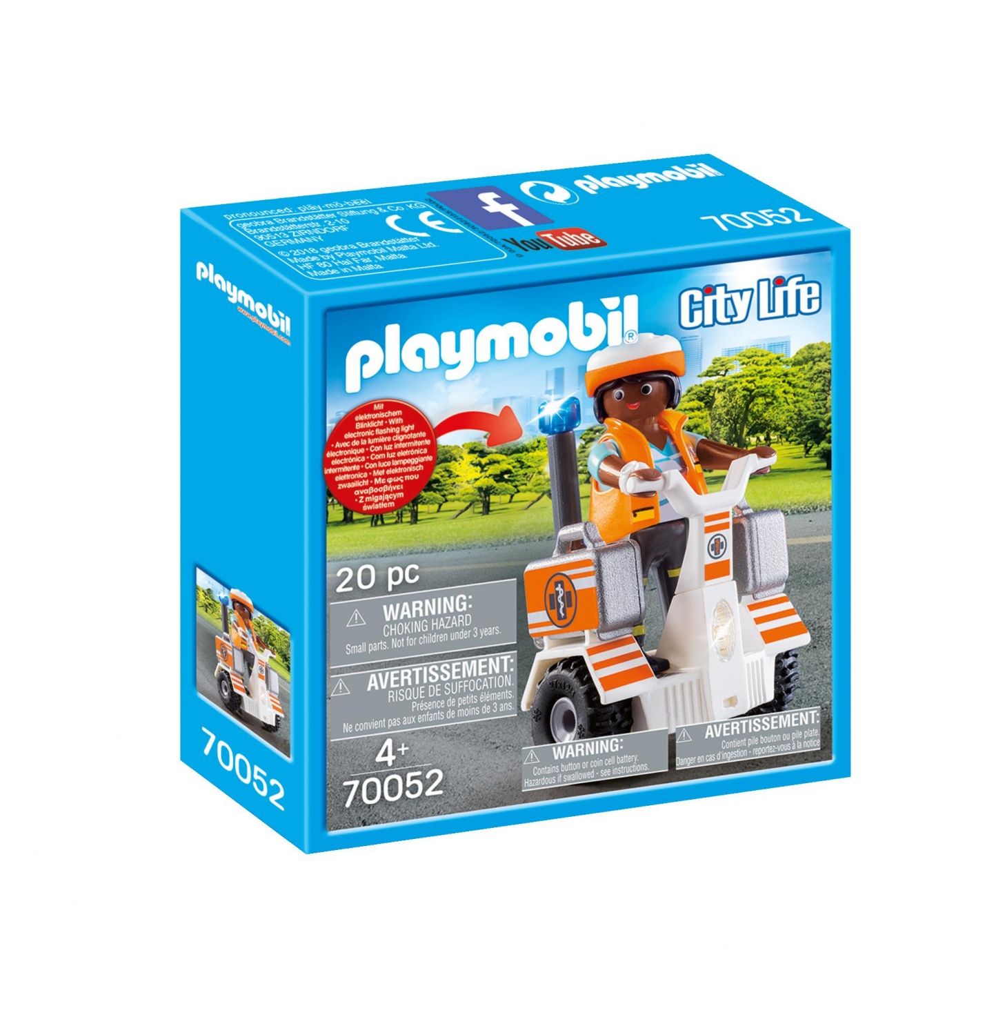 Playmobil 70052 Secouriste Et Gyropode