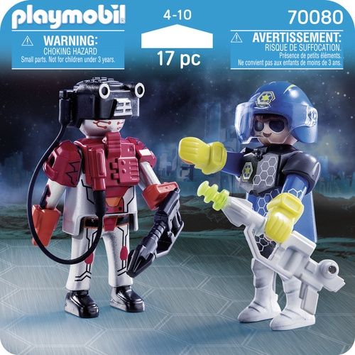 Playmobil 70080 Policier De 'espace Et Robot
