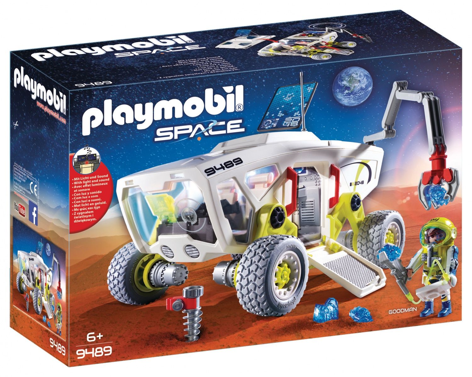 Playmobil 9489 Véhicule De Reconnaissance Spatiale