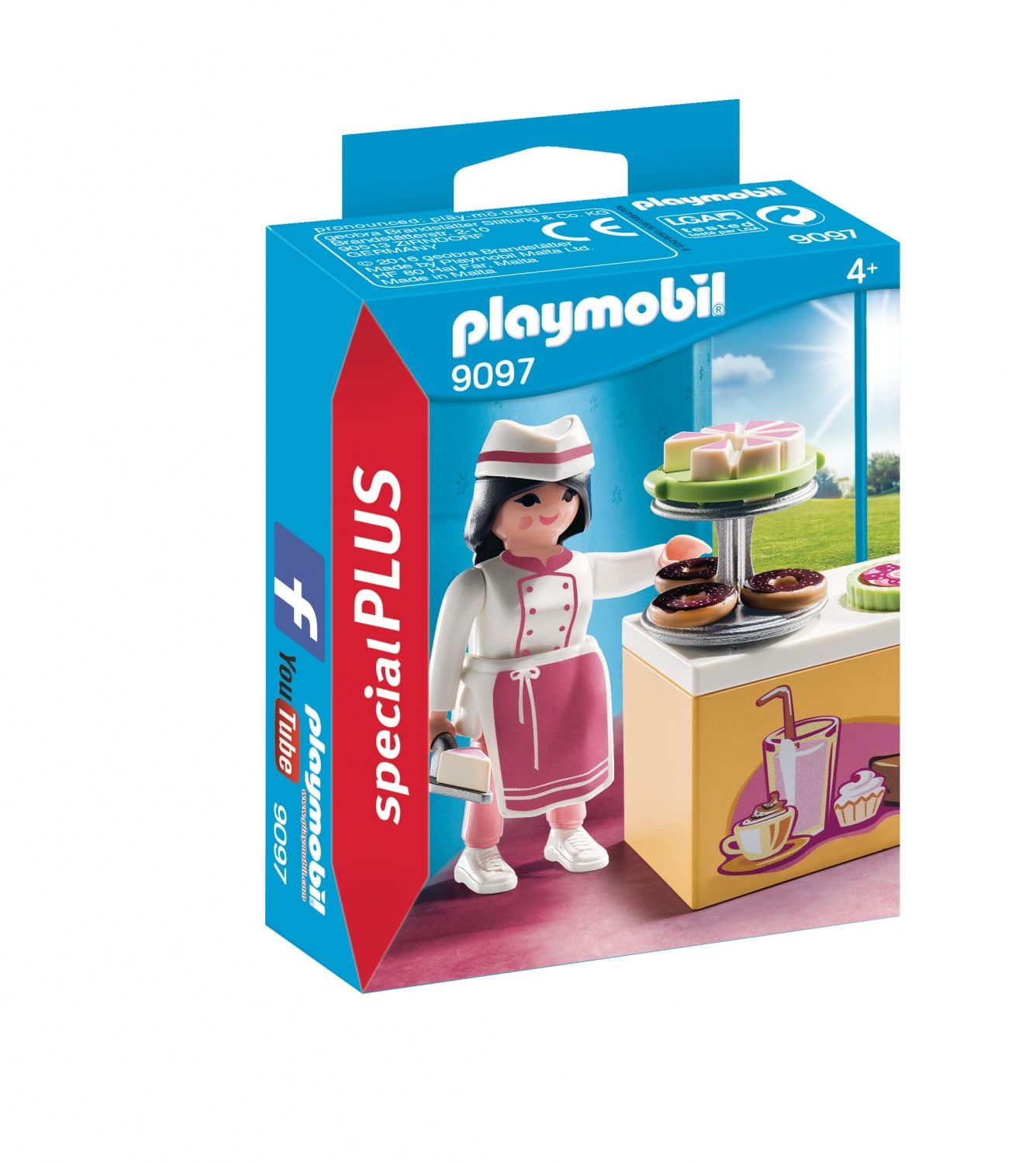 Playmobil 9097 Pâtissière Avec Gâteaux
