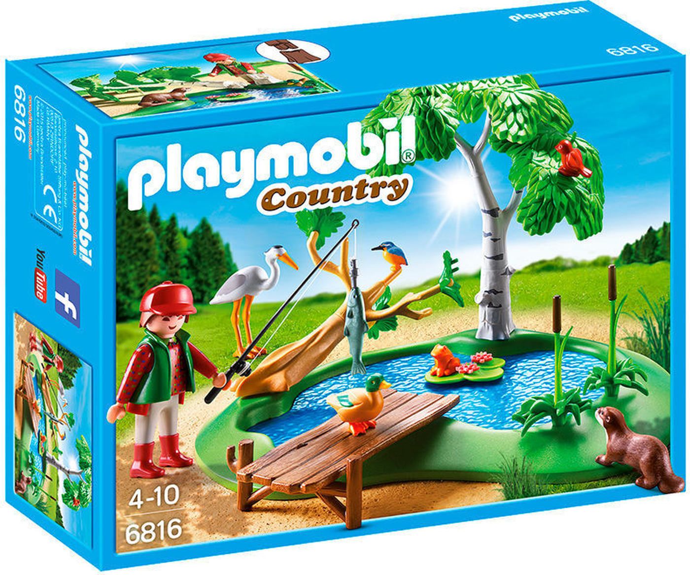 6816 Ilot Avec Pêcheur Et Animaux