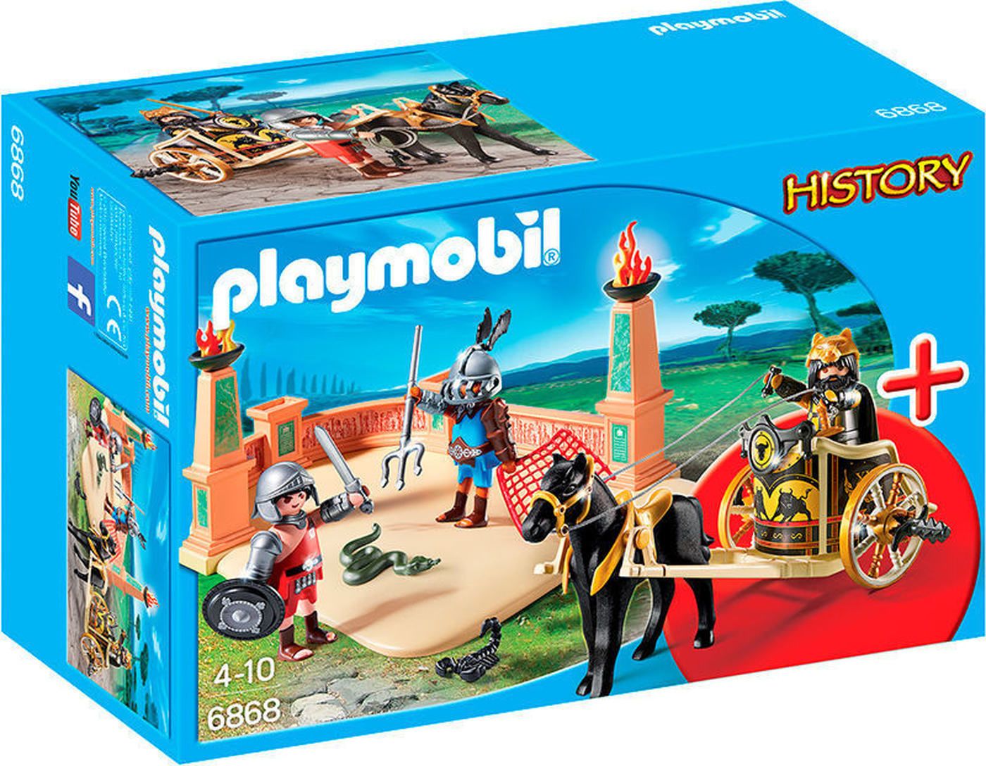 Starter Set Combat De Gladiateurs Playmobil History 6868