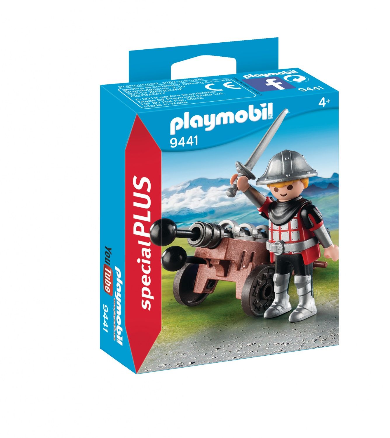 Playmobil 9441 Chevalier Avec Canon