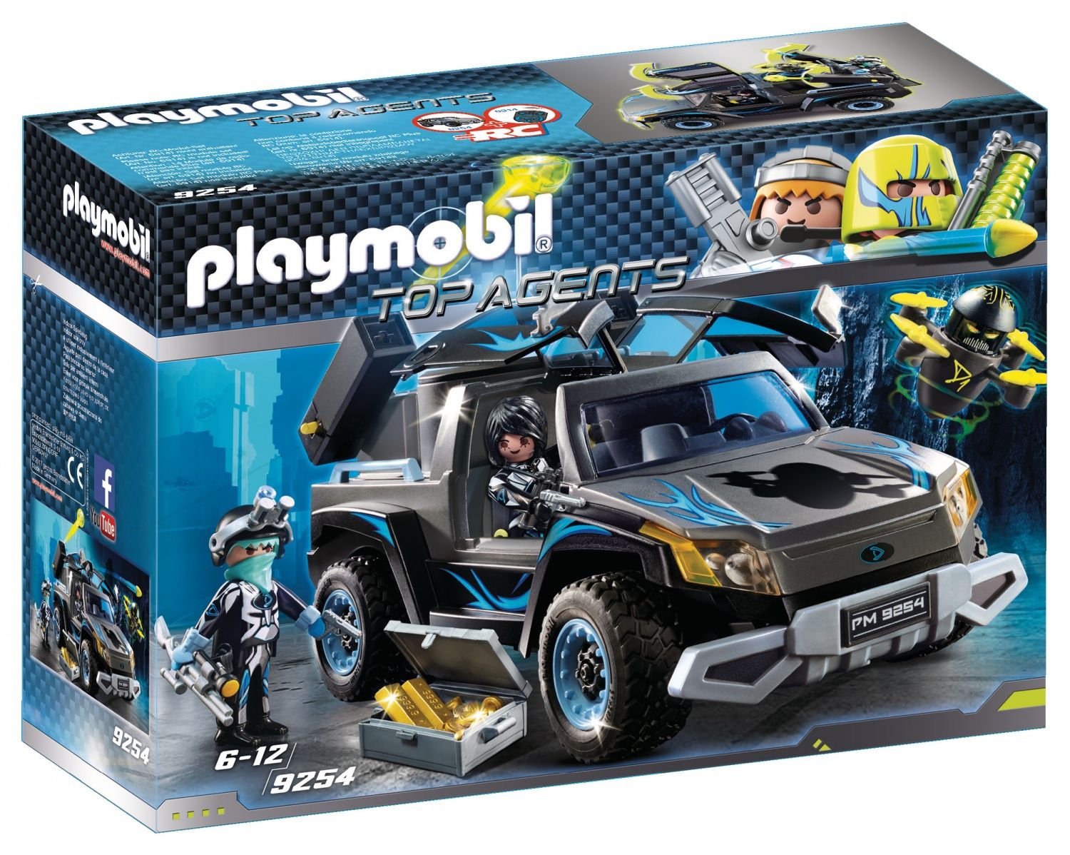 4x4 Des Agents Du Dr. Drone Playmobil La Boite