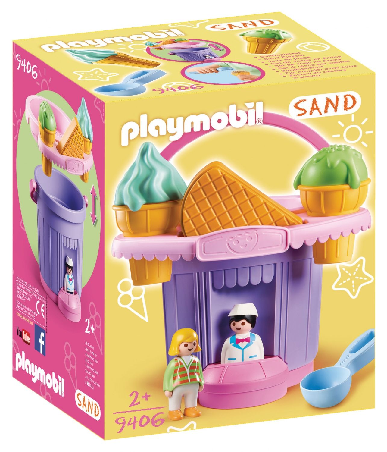 Playmobil 9406 Stand De Glaces Avec Seau