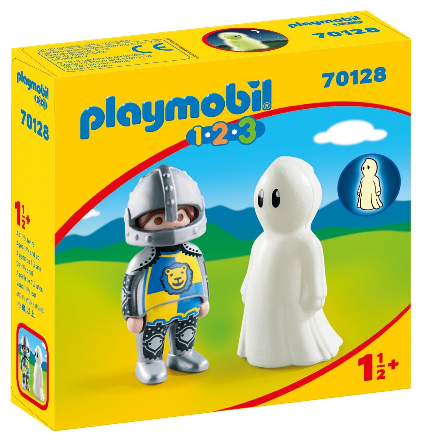 PLAYMOBIL 70128 PLAYMOBIL 1.2.3 Chevalier et fantome Neuf - vue 5