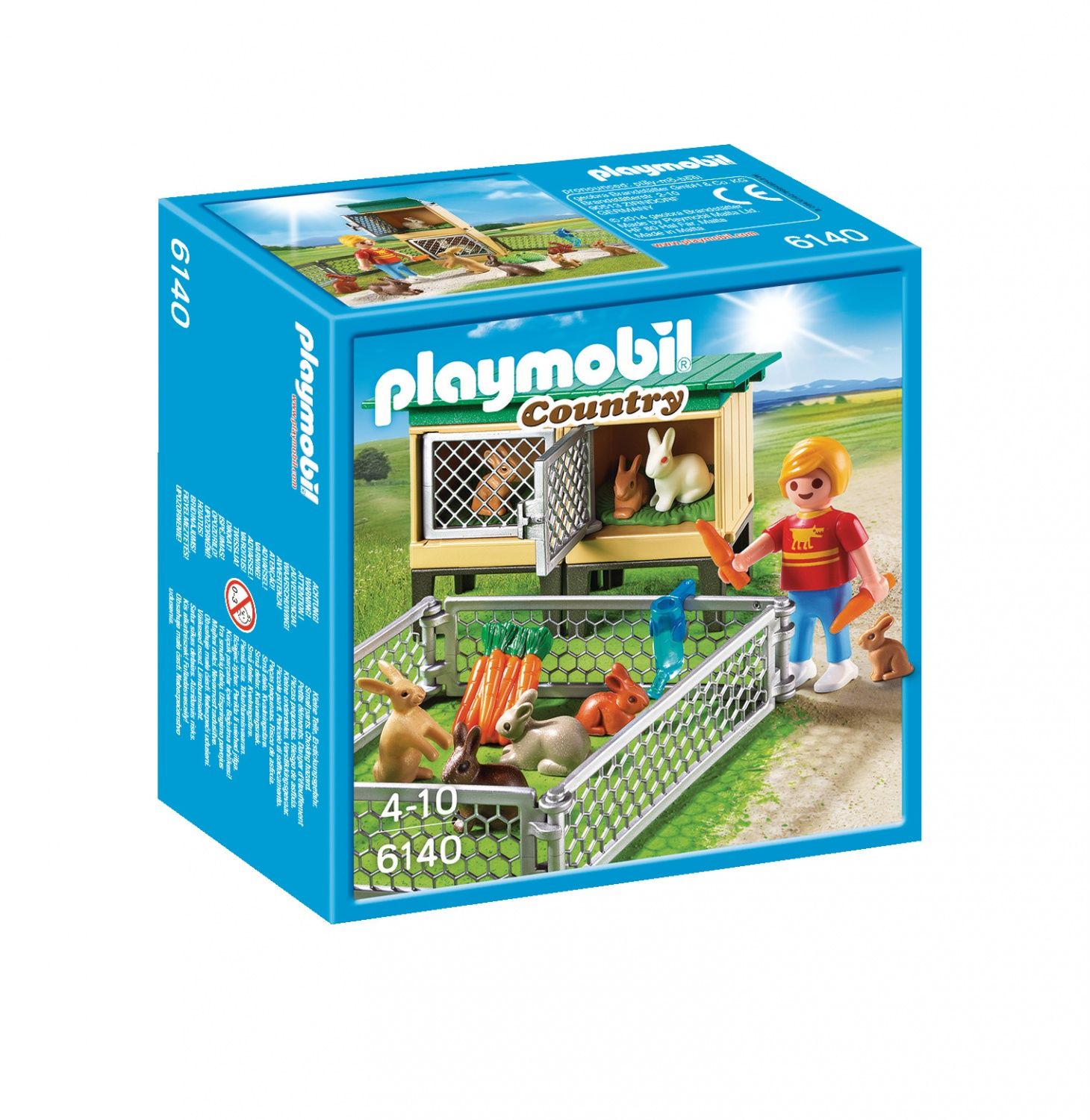 Playmobil 6140 Enfant Avec Enclos À Lapins
