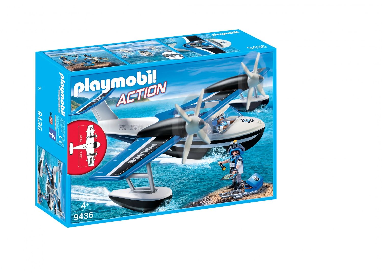 Playmobil 9436 Hydravion De Police