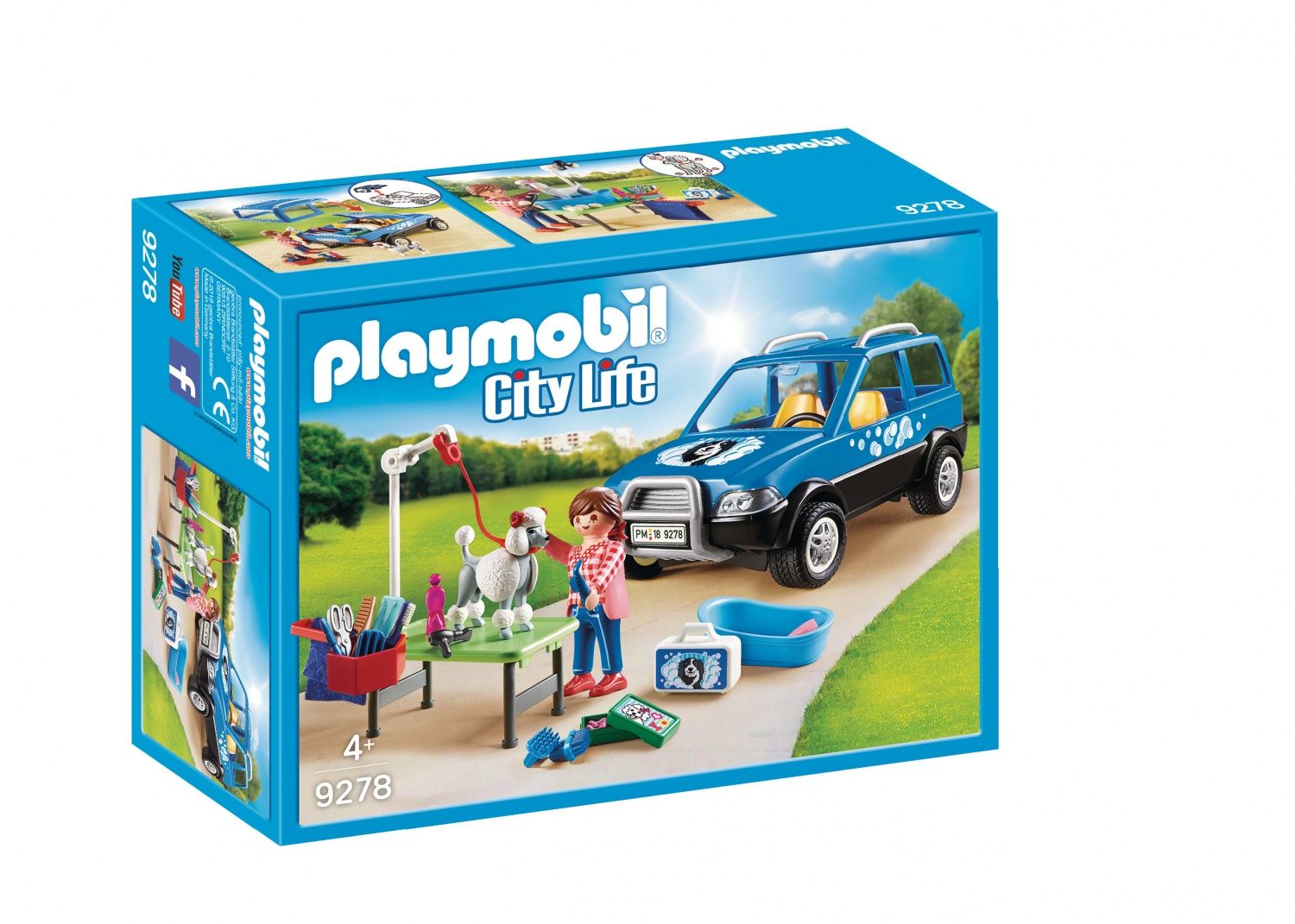 Toiletteuse Avec Véhicule 9278 City Life Playmobil La Boîte