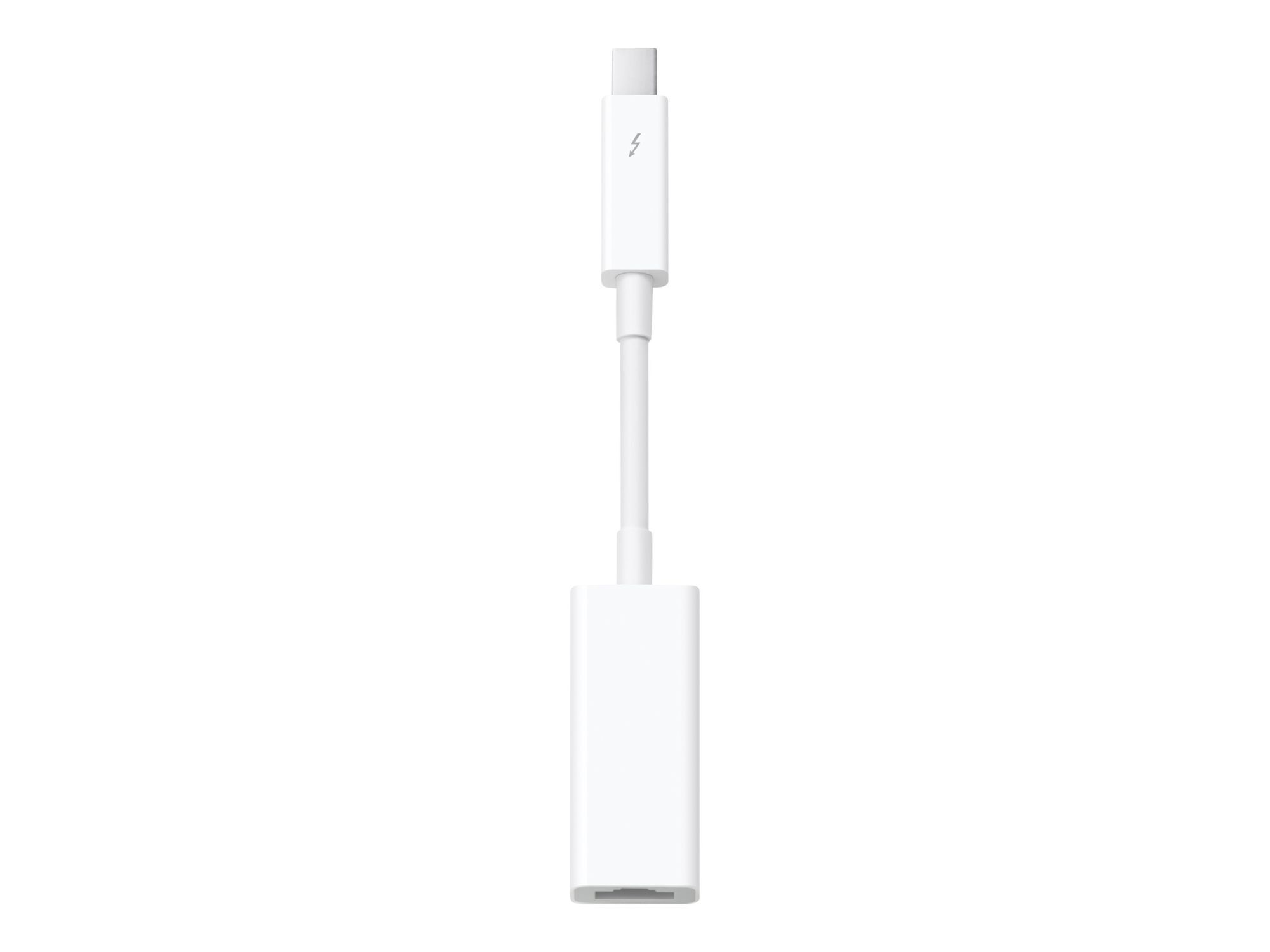 Apple Thunderbolt to Gigabit Ethernet Adapter - Adaptateur réseau - Thunderbolt - Gigabit Ethernet - pour iMac with Retina 4K display (Late 2015), with Retina 5K display (Late 2014, Late 2015...