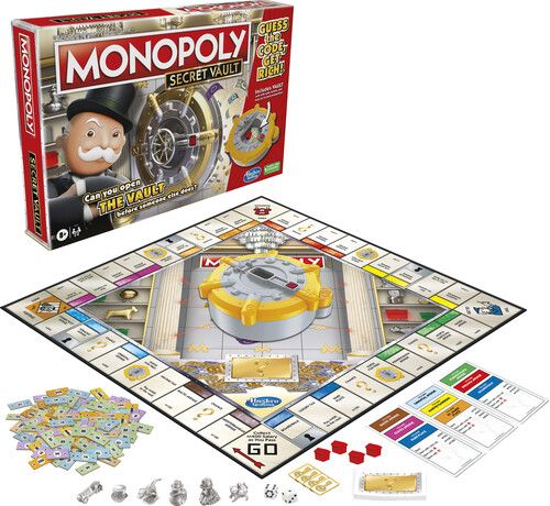 Hasbro Gaming Monopoly Secret Vault [Games Misc ] Board Game